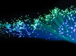 green-and-blue-lights-of-optical-fiber