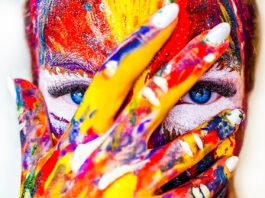colorful-painting-woman-face