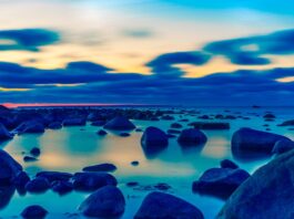 landscape-rocks-blue-sky-water