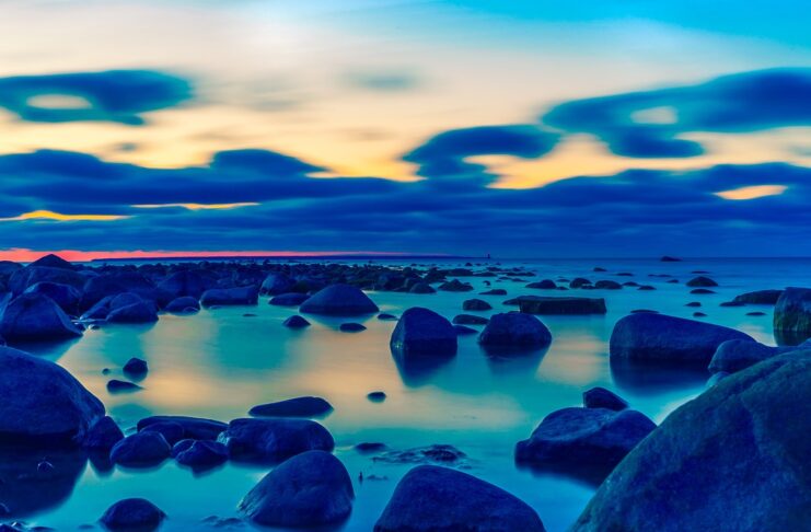 landscape-rocks-blue-sky-water